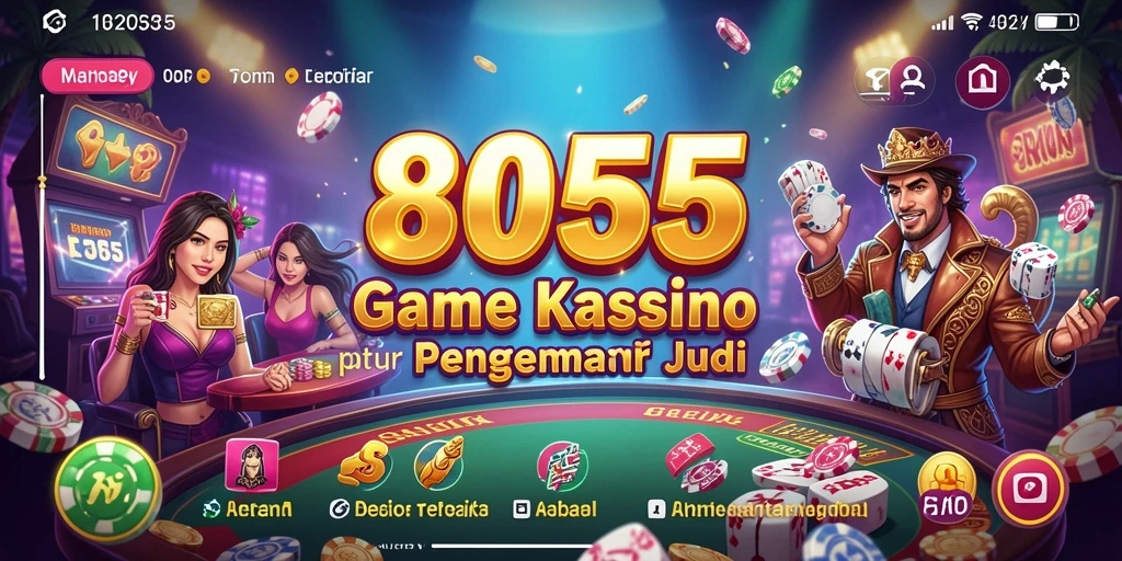Tampilan gameplay 8055 yang mendebarkan dan menyenangkan.