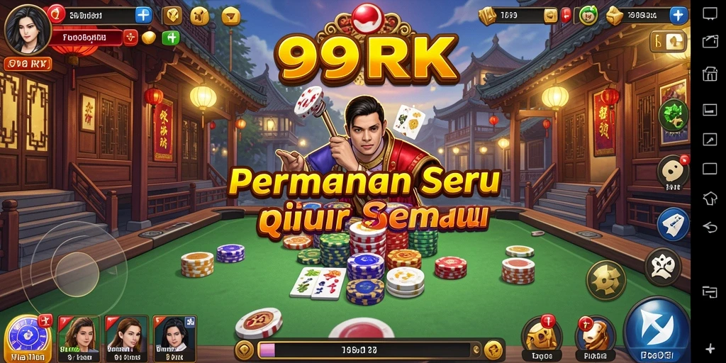 Tampilan gameplay QiuQiu yang menarik dan interaktif.