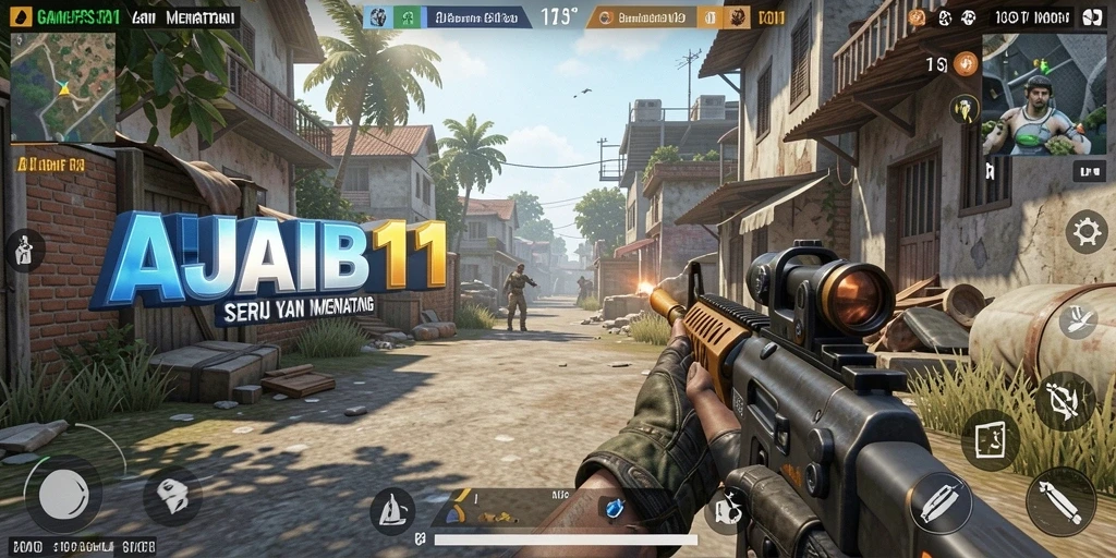 Gameplay epik AJAIB11 dengan tindakan FPS yang mengasyikkan.