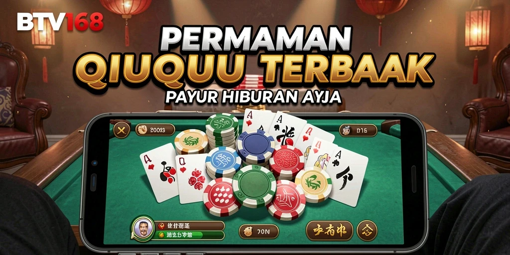 Tangkapan layar utama gameplay QiuQiu yang seru di BTV168.