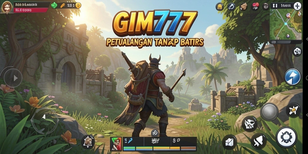 Tangkapan layar GIM777 menampilkan petualangan mendebarkan di dunia terbuka.