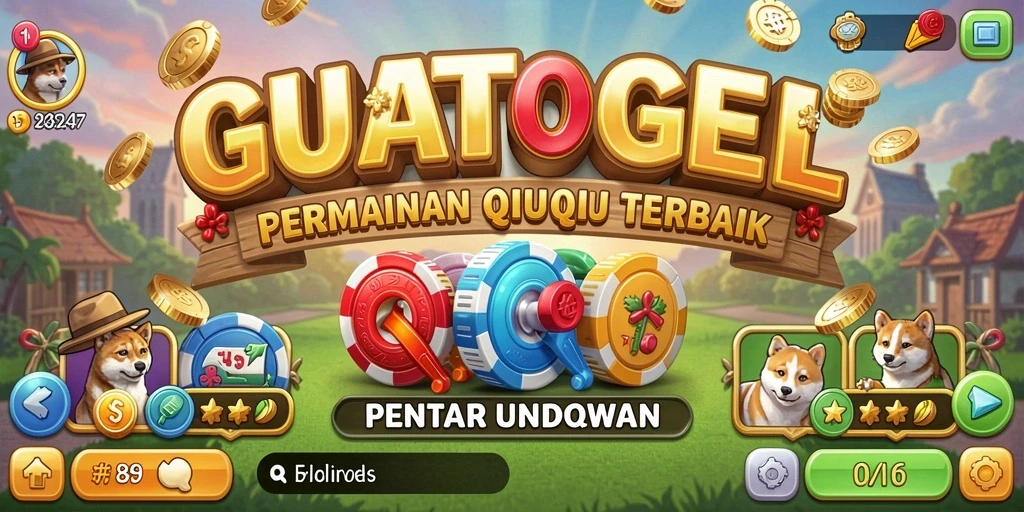 Screenshot GUATOGEL menampilkan gameplay seru QiuQiu.