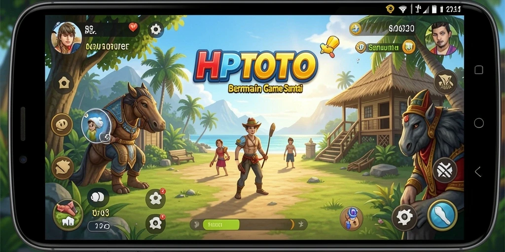 Screenshot dari gameplay HPTOTO yang penuh warna dan seru.