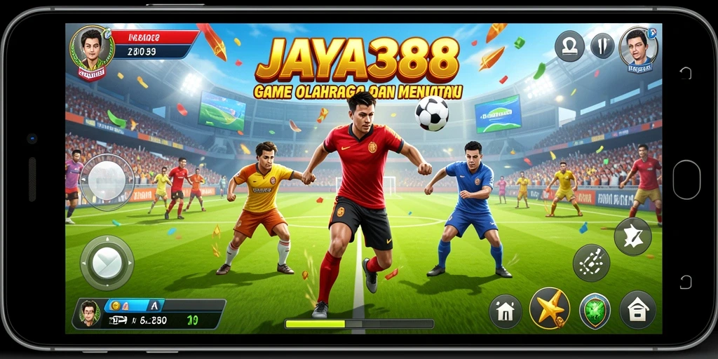 Tangkapan layar JAYA388 menampilkan aksi seru dalam pertandingan olahraga.