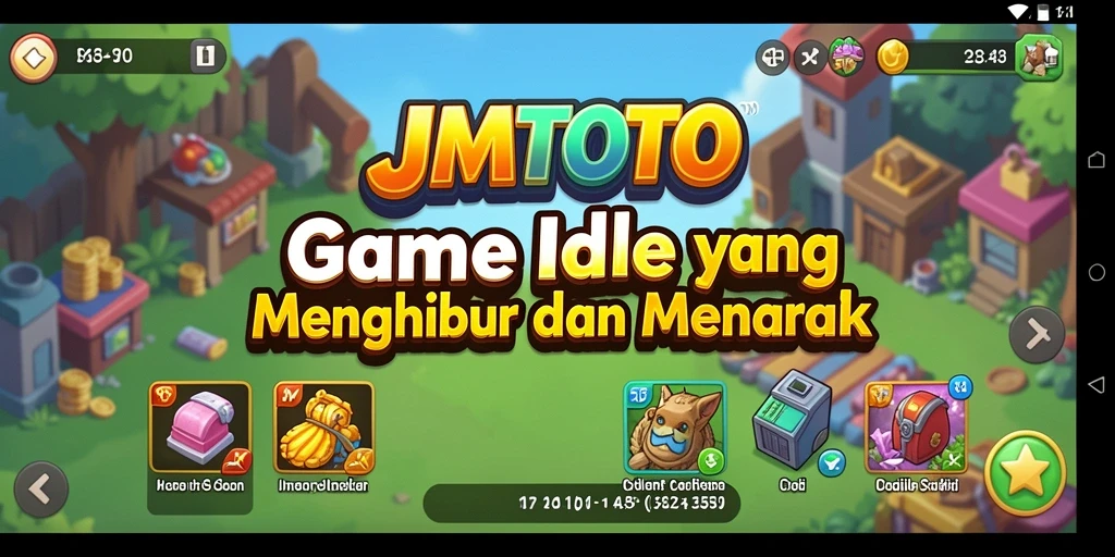 Tampilan gameplay JMTOTO yang seru dengan elemen Idle yang menarik.