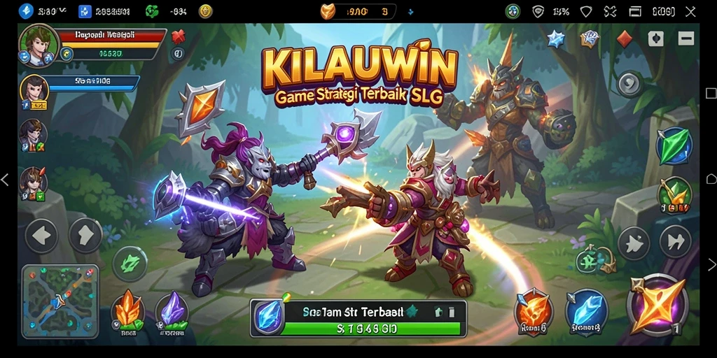 Screenshot menampilkan aksi pertempuran seru dalam KILAUWIN.