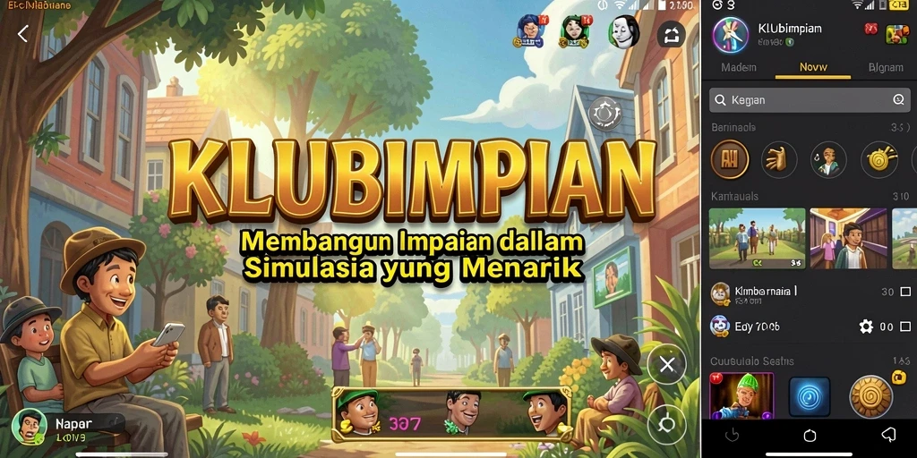 Tampilan gameplay <strong>KLUBIMPIAN</strong> yang menarik dan interaktif.