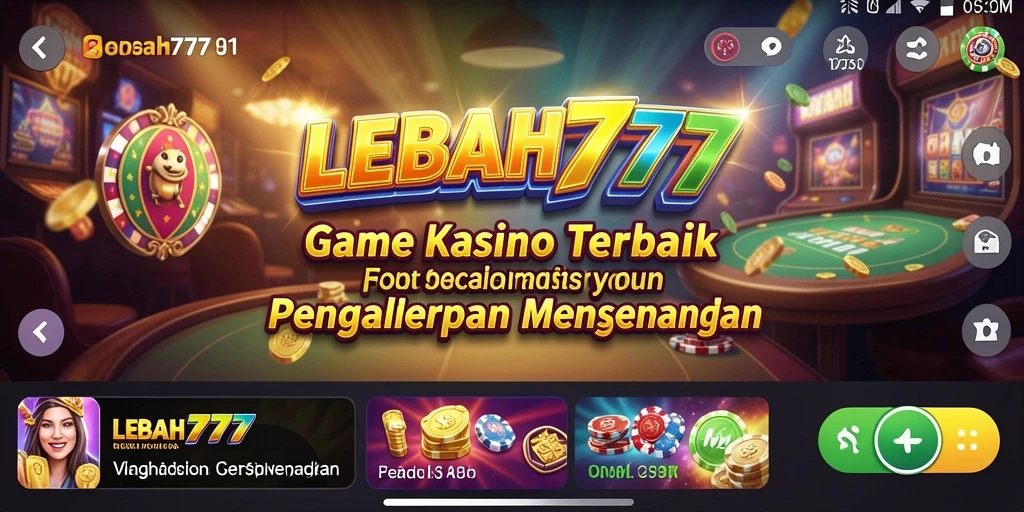 Gameplay menarik dari LEBAH777 dengan suasana kasino yang nyata.