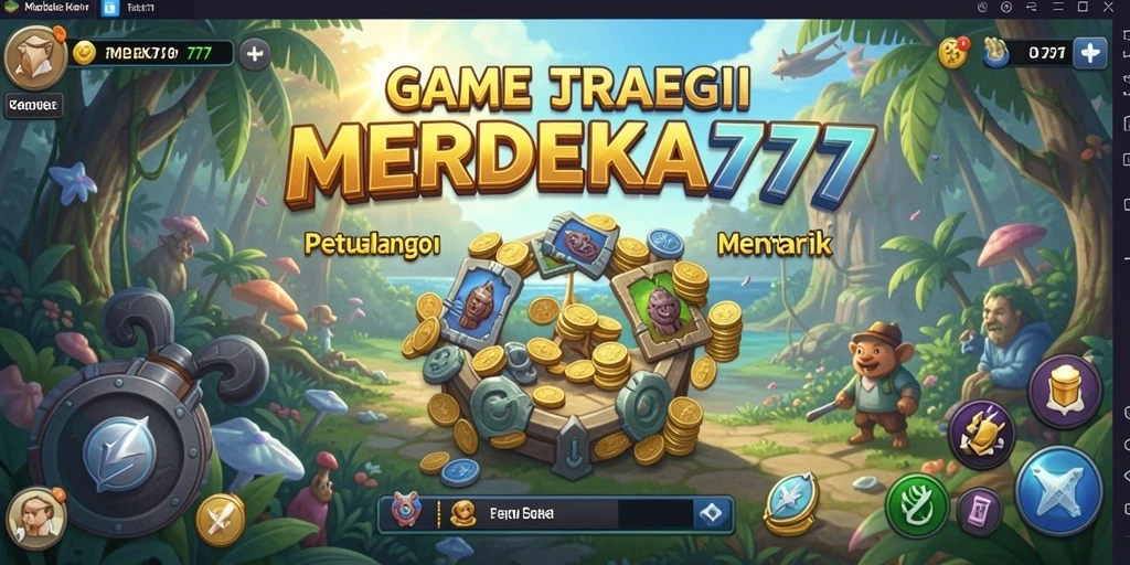 Gameplay seru dalam MERDEKA777 yang menunjukkan strategi dan petualangan.