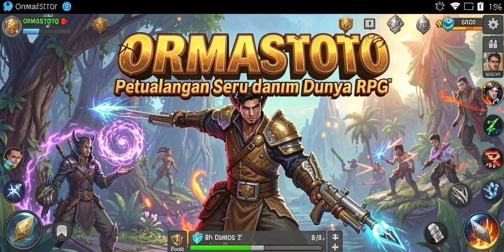 Tampilan gameplay seru di dunia RPG ORMASSTOTO.