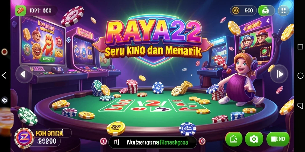 Tampilan gameplay yang seru dan interaktif di RAYA22.