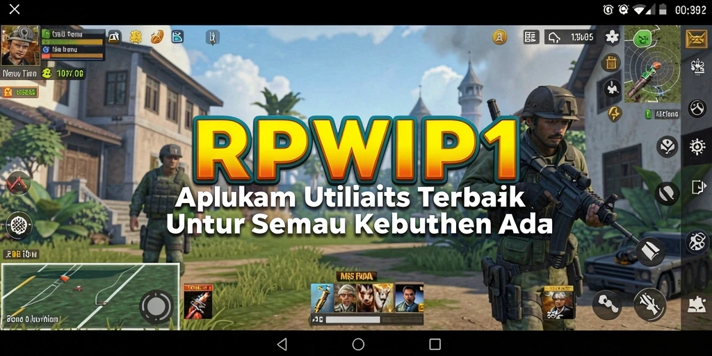 Tampilan antarmuka pengguna RPVIP1 yang efisien dan mudah digunakan.