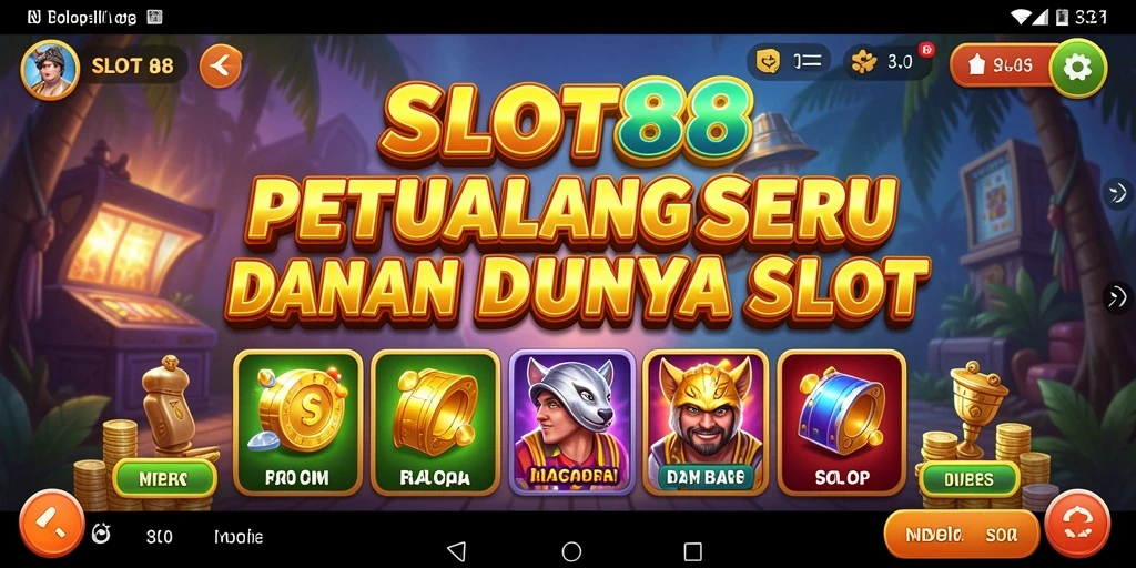 Tangkapan layar gameplay <strong>SLOT88</strong> menunjukkan aksi seru dalam petualangan slot yang mendebarkan.