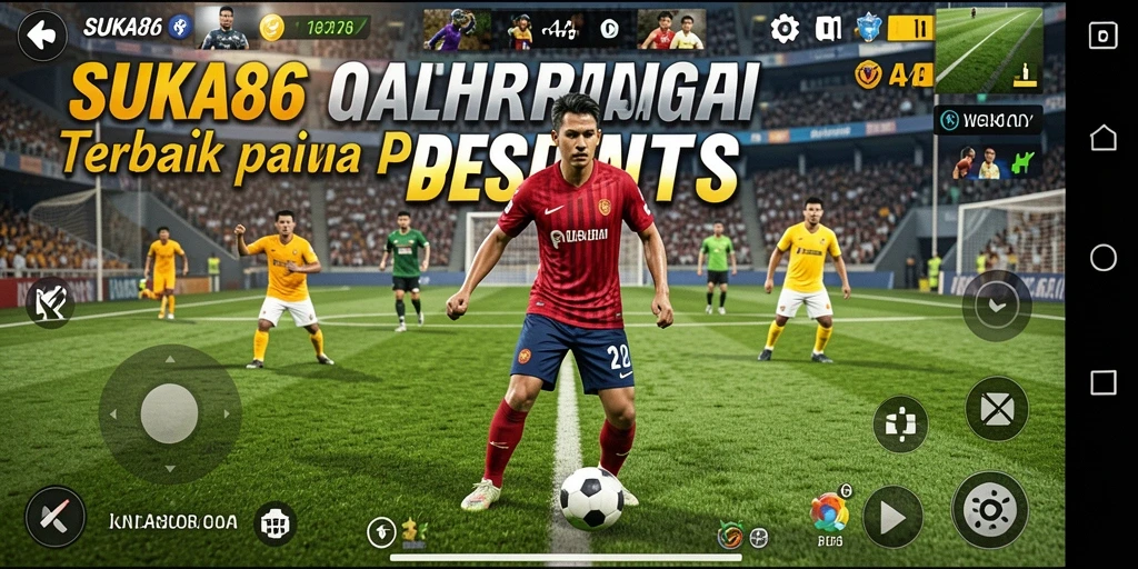 Screenshot gameplay SUKA86 menampilkan aksi olahraga yang seru.